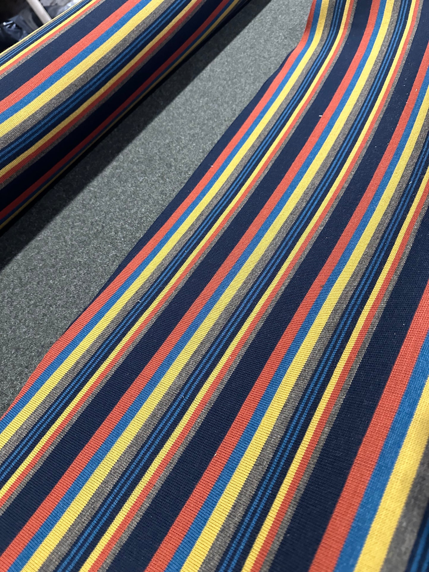 Flip side 255 vintage stripes double face Kaki