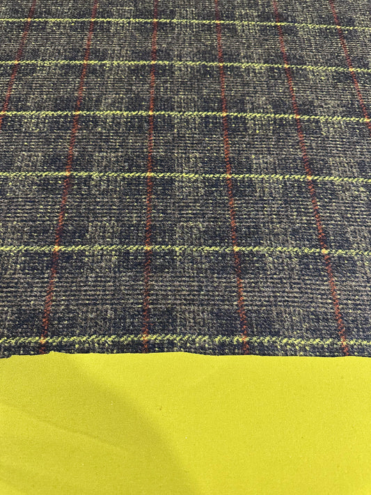 Flip side 270 red green check double face Apple Green