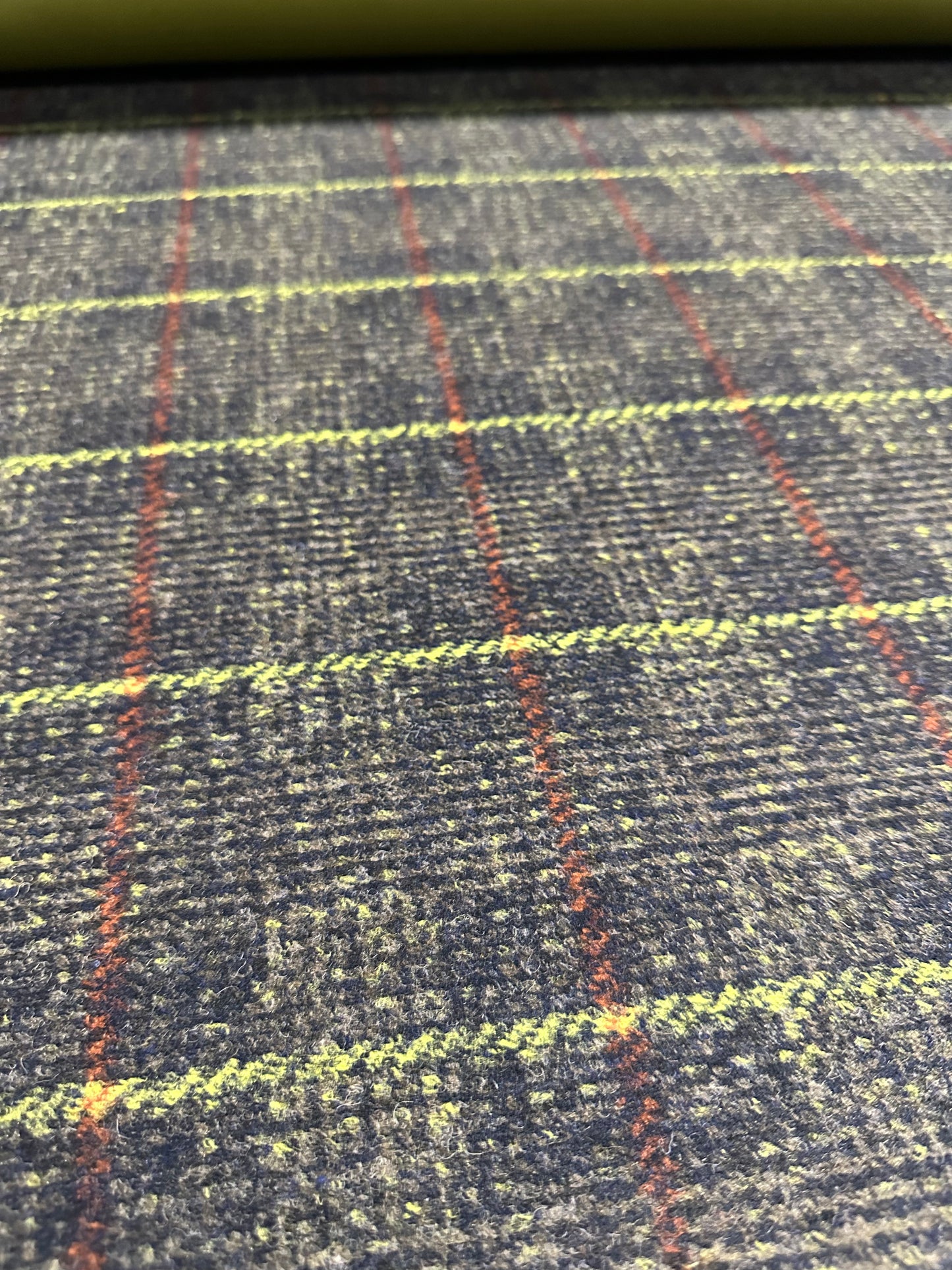 Flip side 270 red green check double face Apple Green