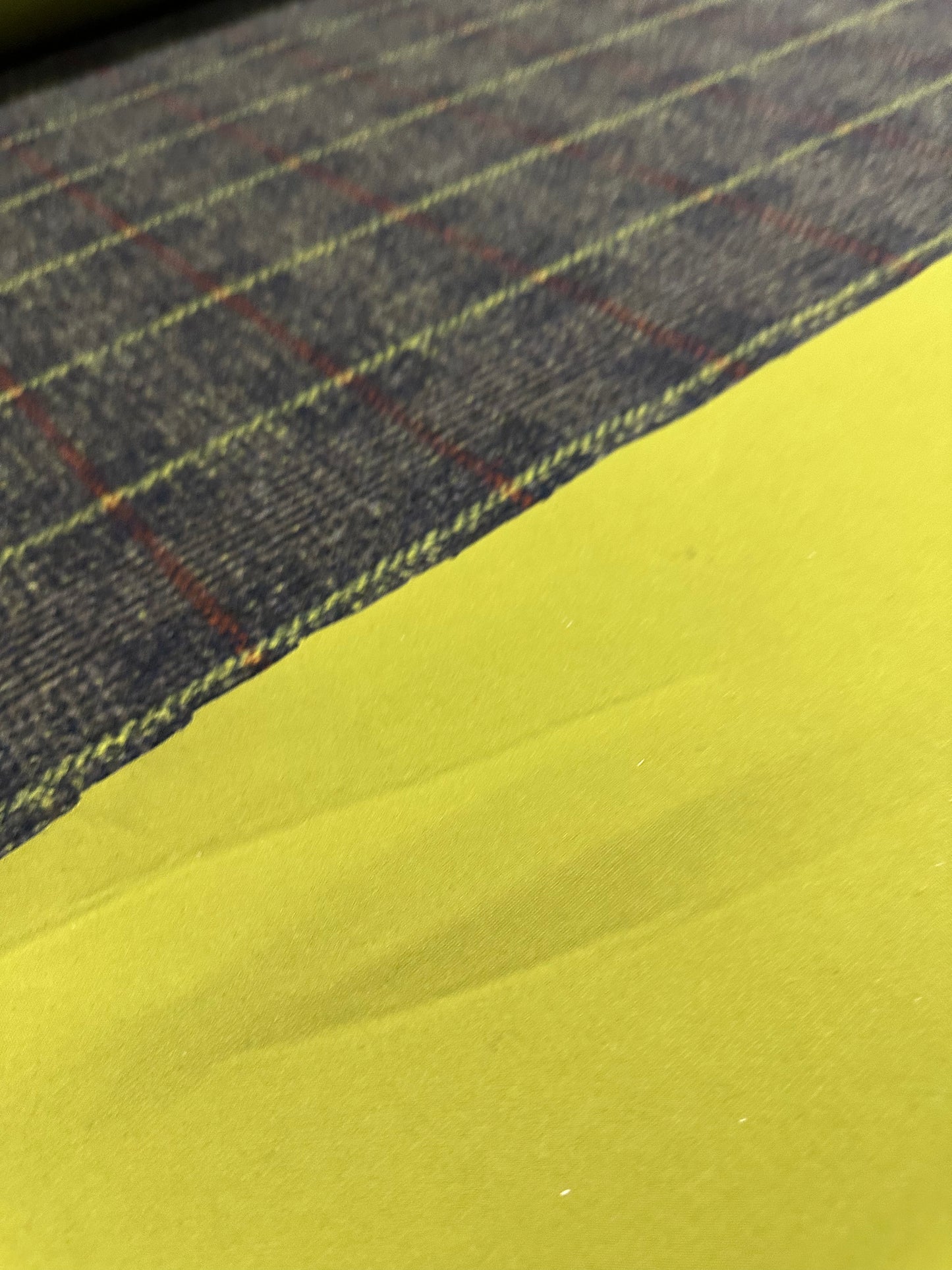 Flip side 270 red green check double face Apple Green