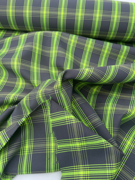 AMOS 009 heavy cotton check fluo