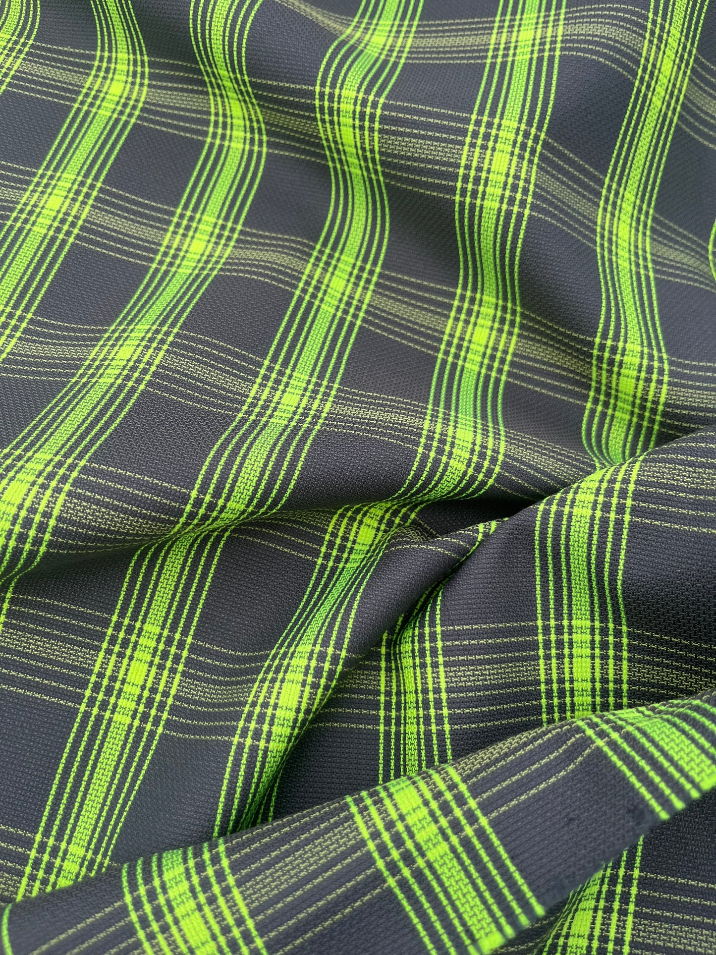 AMOS 009 heavy cotton check fluo