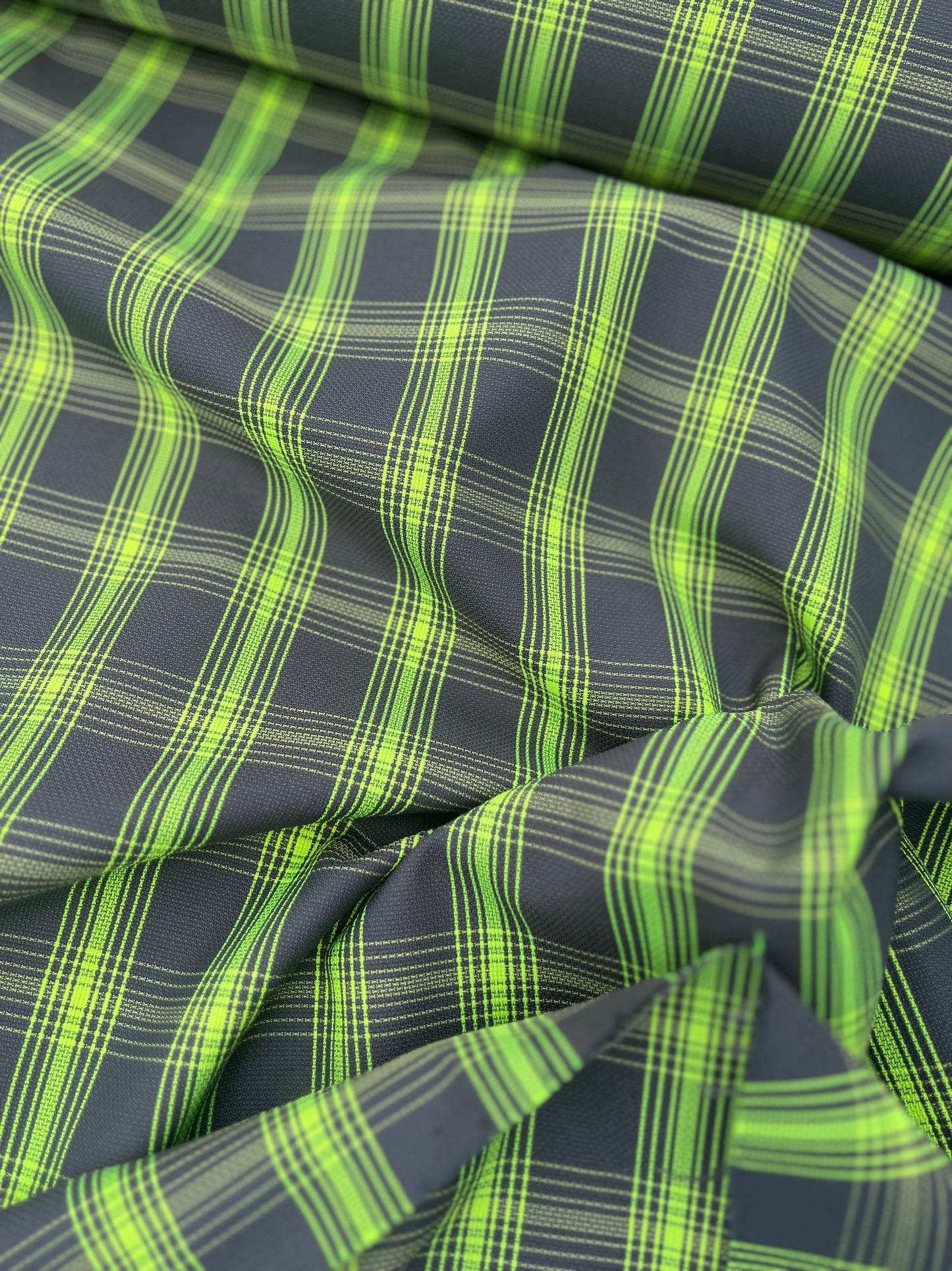 AMOS 009 heavy cotton check fluo
