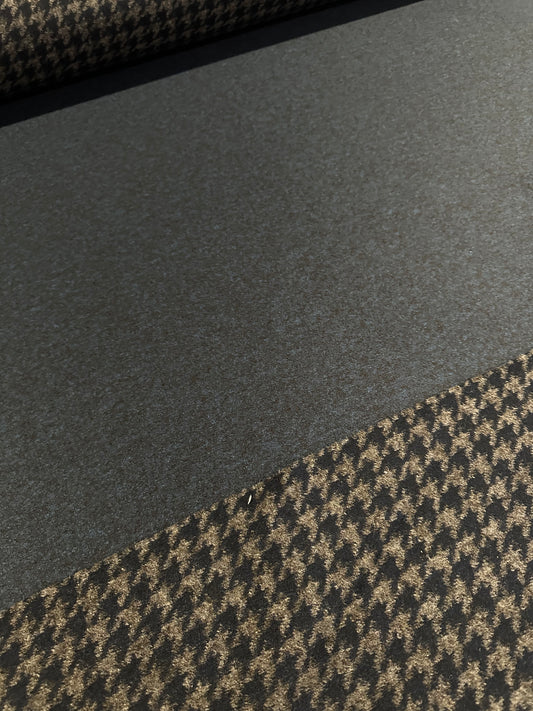 Flip Side 300 double face wool pied de coq navy/grey