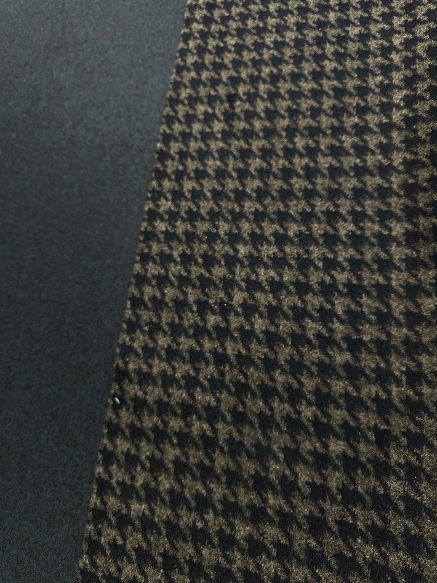 Flip Side 300 double face wool pied de coq navy/grey