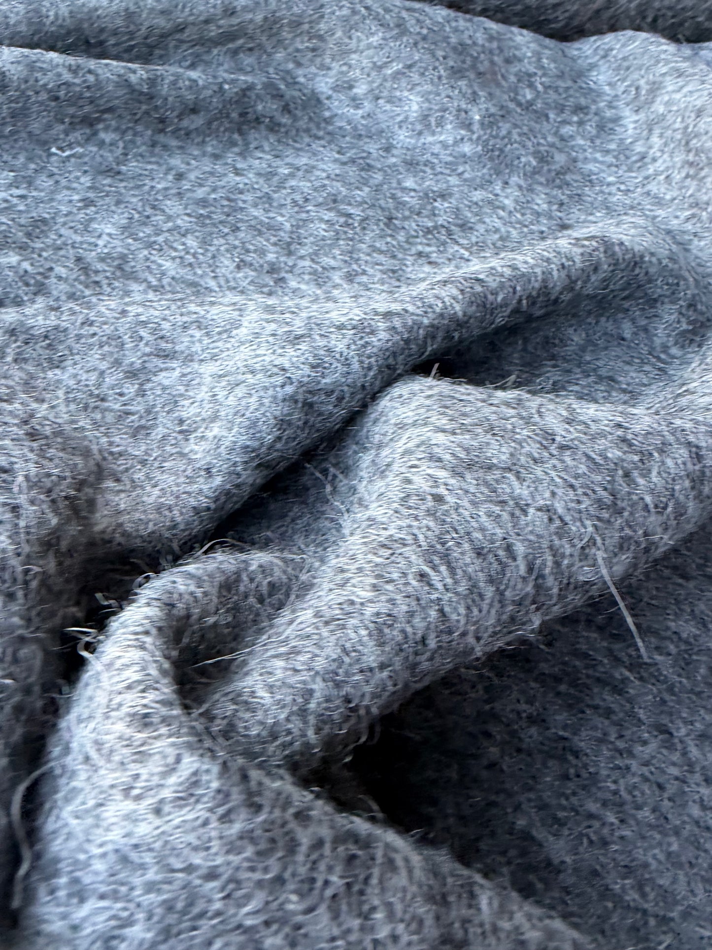 DARREN 011 grey mélange boiled wool