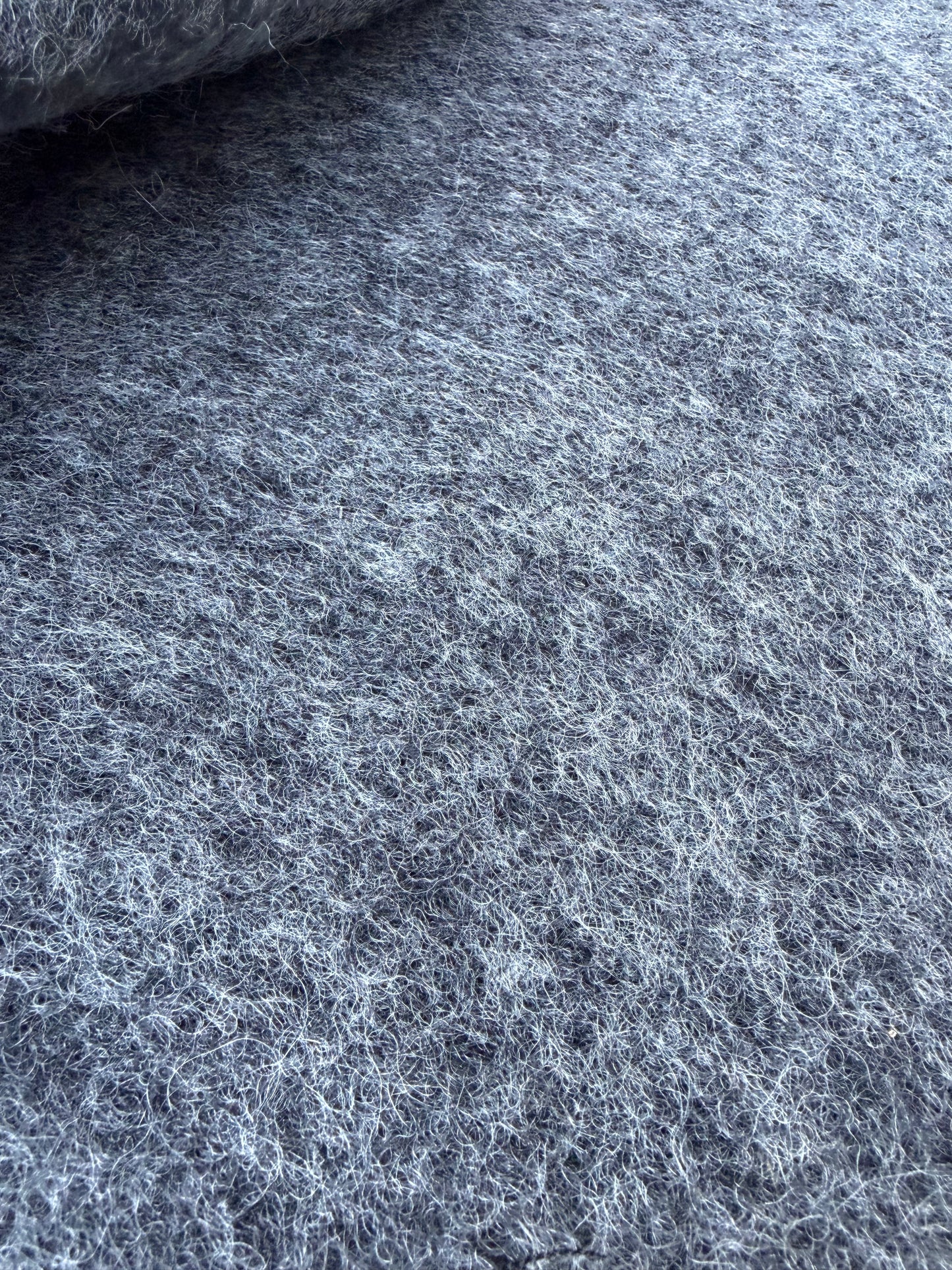 DARREN 011 grey mélange boiled wool