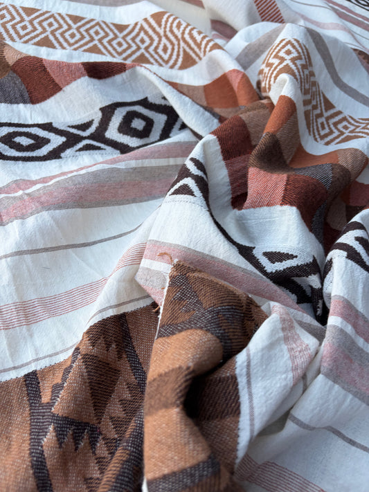 DARREN 012 cotton jacquard stripes