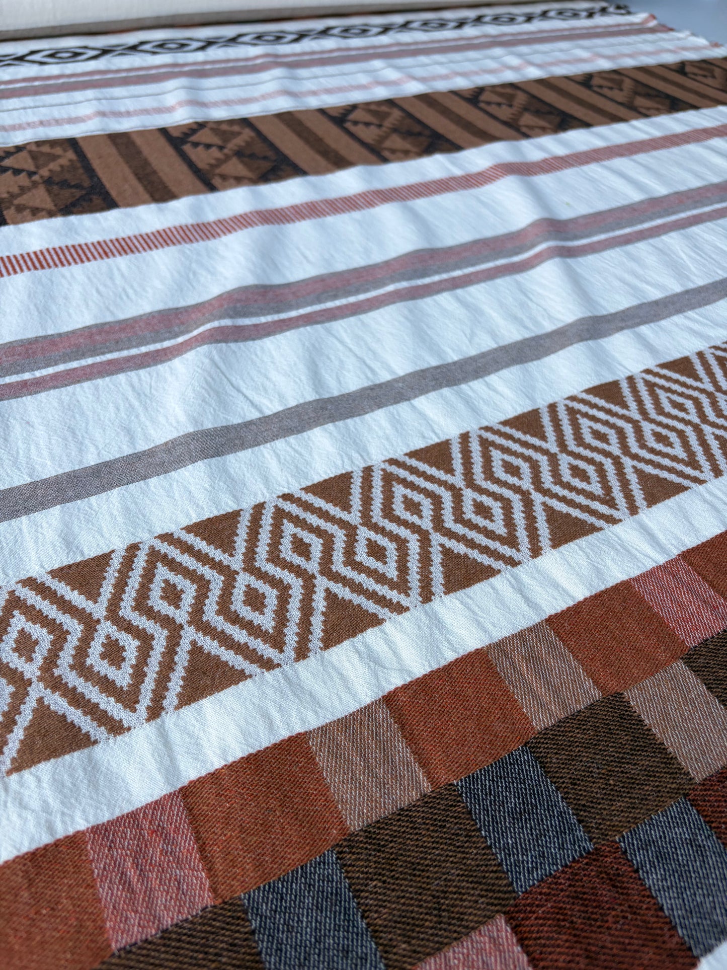 DARREN 012 cotton jacquard stripes