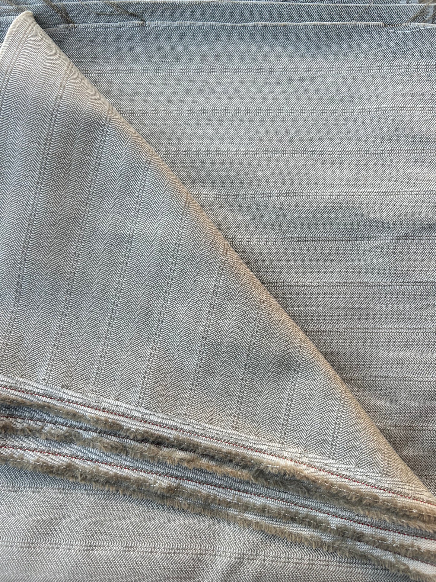 PREM10017 Loro Piana twin stripe wool herringbone camel