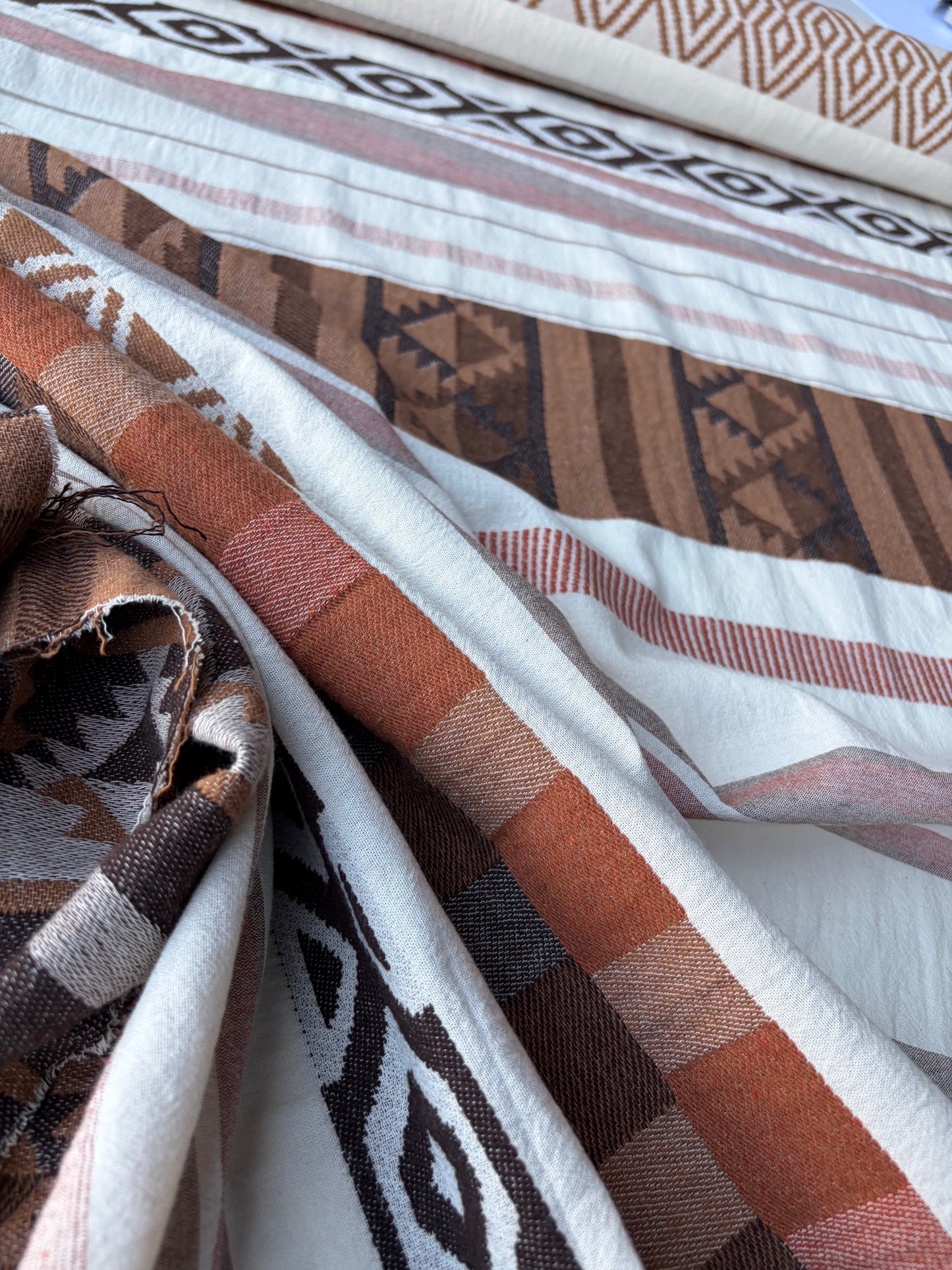 DARREN 012 cotton jacquard stripes