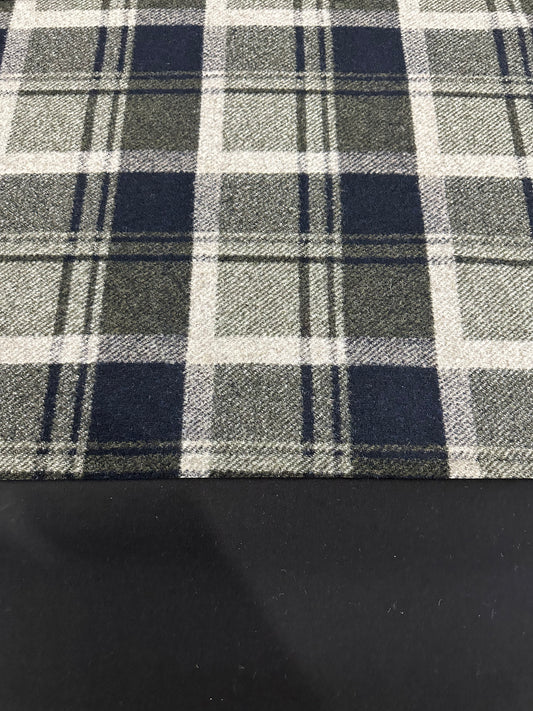 Flip side 330 green/navy check double face black