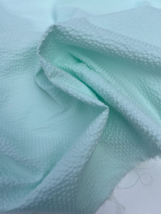 AMOS 014 cotton seersucker light sauge