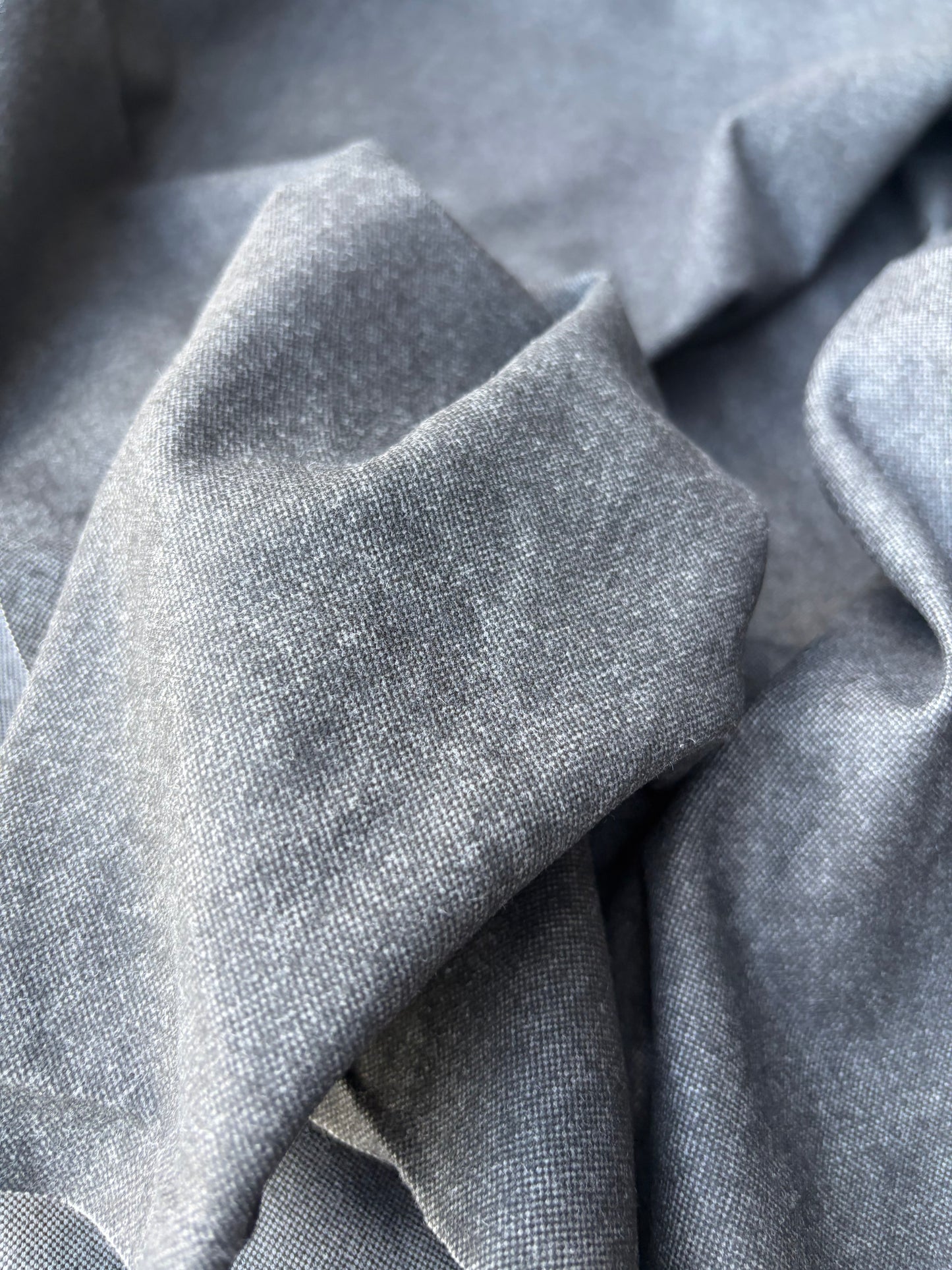DARREN 016 dark grey brushed cotton stretch jeans look