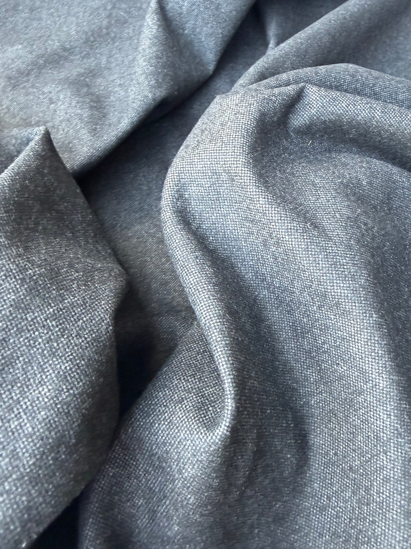 DARREN 016 dark grey brushed cotton stretch jeans look