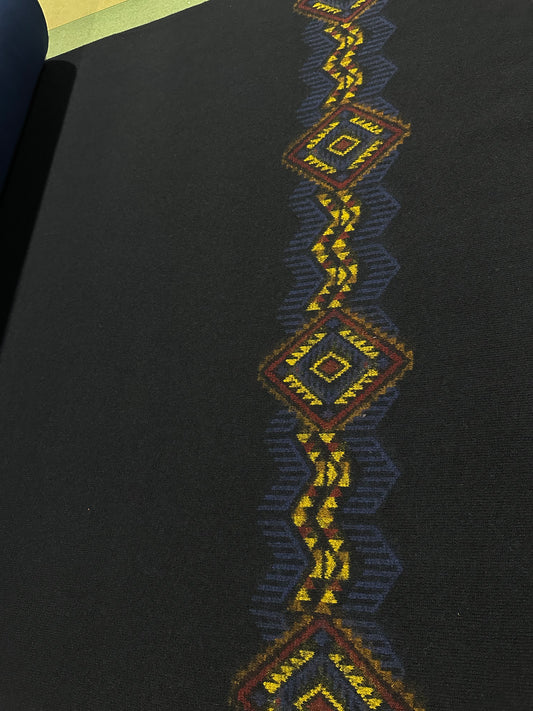 Flip side 365 navy double face blue with tribal design