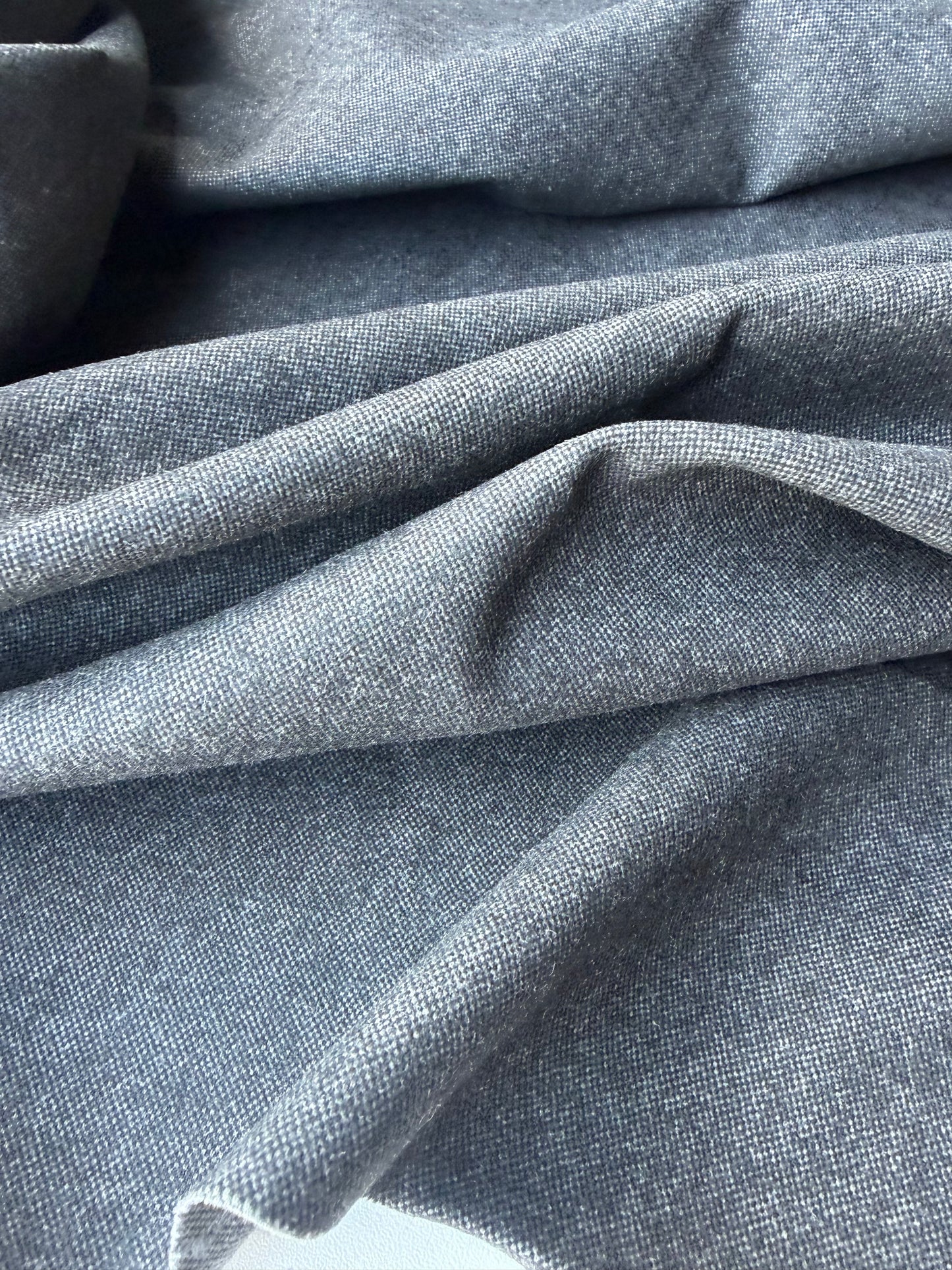 DARREN 016 dark grey brushed cotton stretch jeans look