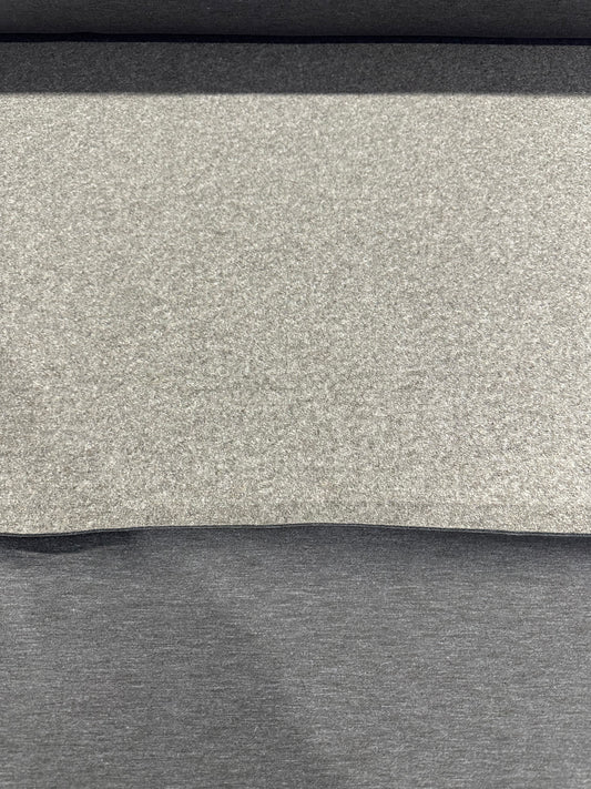 Flip Side 375 double face wool Taupe Jersey Grey