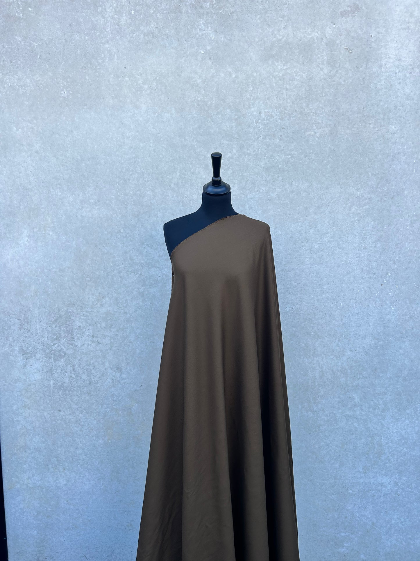 PREM10022 Soft twill wool stretch Max Mara Dark lava