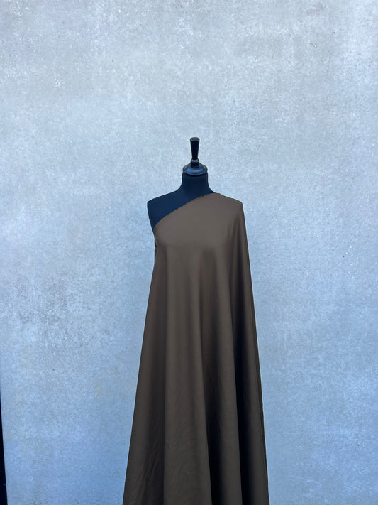 PREM10022 Soft twill wool stretch Max Mara Dark lava