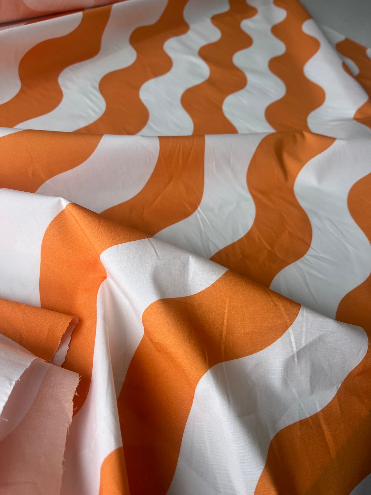 ATILLA 010 poplin stretch curly stripes