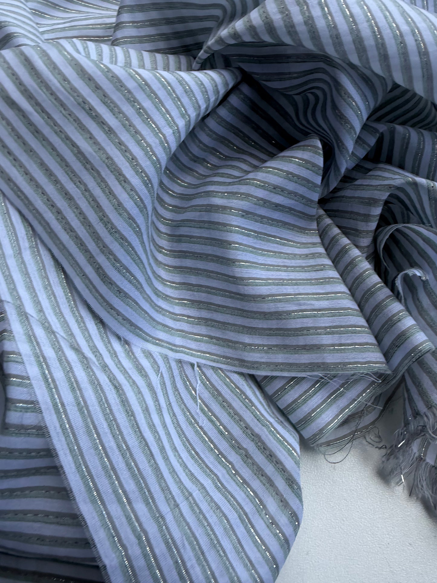 DANTE 058 viscose/silk stripes