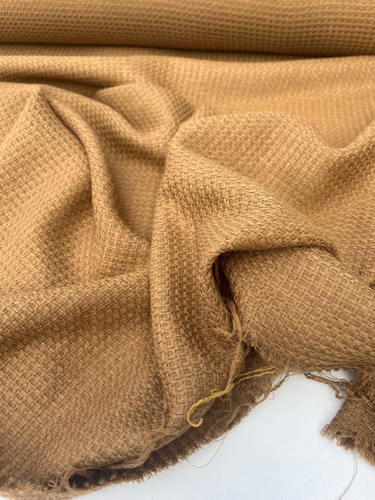 AMOS 018 soft Chanel style fabric cognac colour