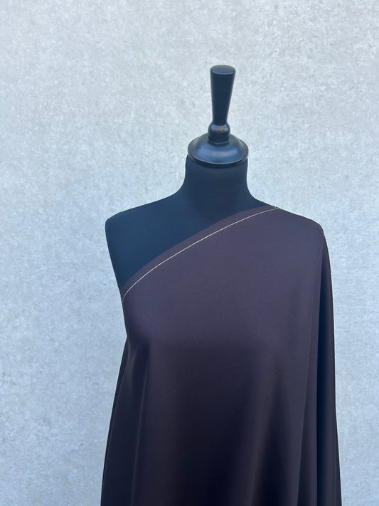 PREM10029 soft twill wool Max Mara dark brown