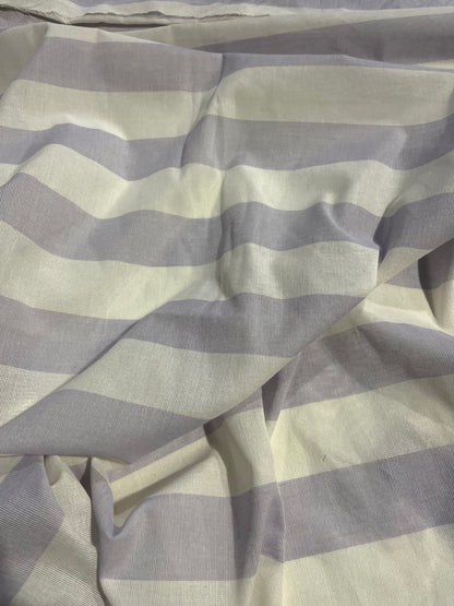PC AMOS 030 woven cotton gaze stripe lilac