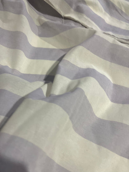 PC AMOS 030 woven cotton gaze stripe lilac