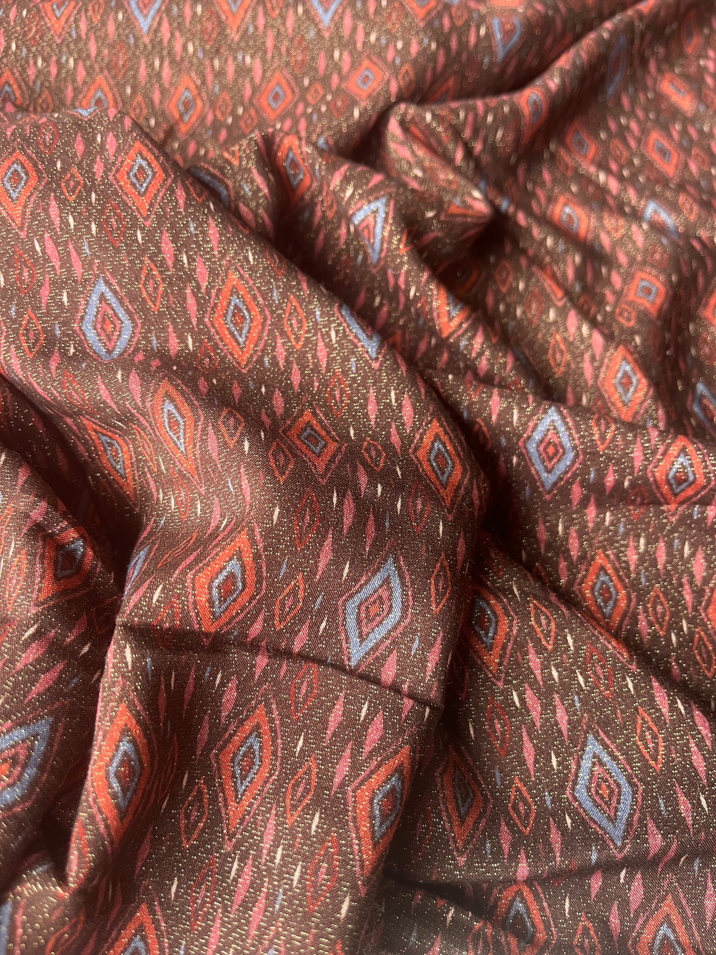 ATILLA 018 viscose lurex tribal triangles