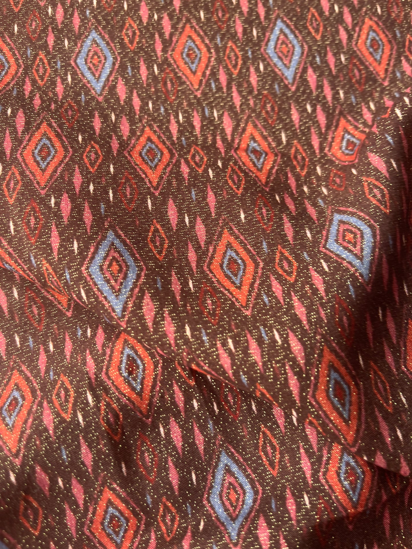 ATILLA 018 viscose lurex tribal triangles
