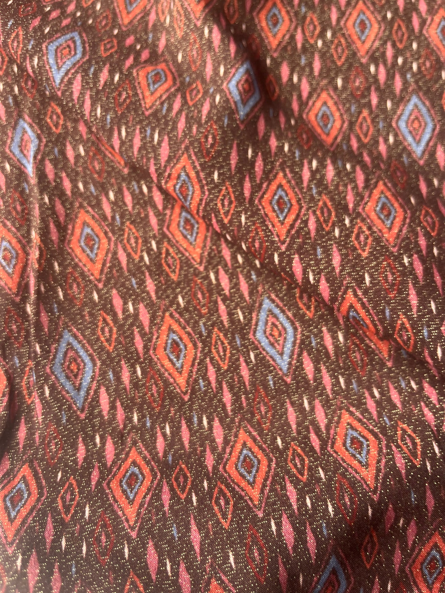 ATILLA 018 viscose lurex tribal triangles
