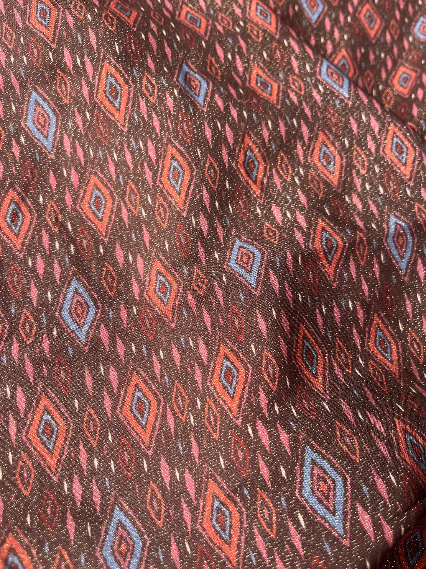 ATILLA 018 viscose lurex tribal triangles
