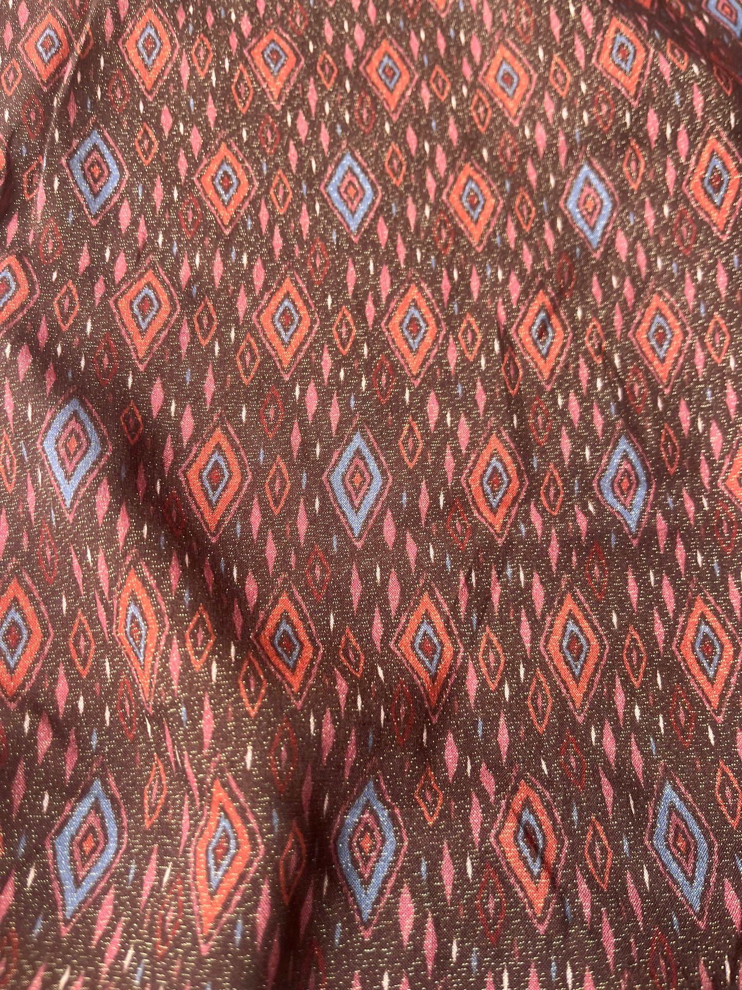 ATILLA 018 viscose lurex tribal triangles