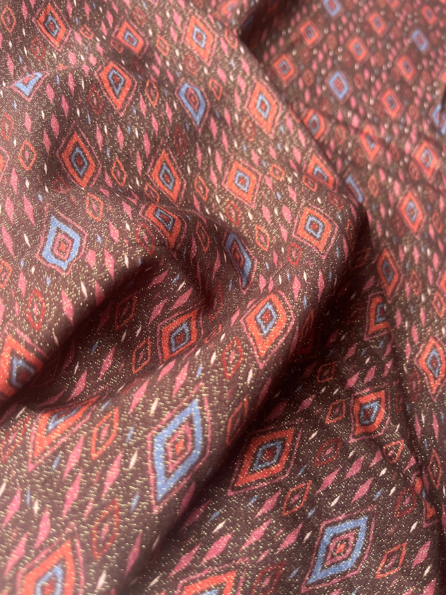 ATILLA 018 viscose lurex tribal triangles