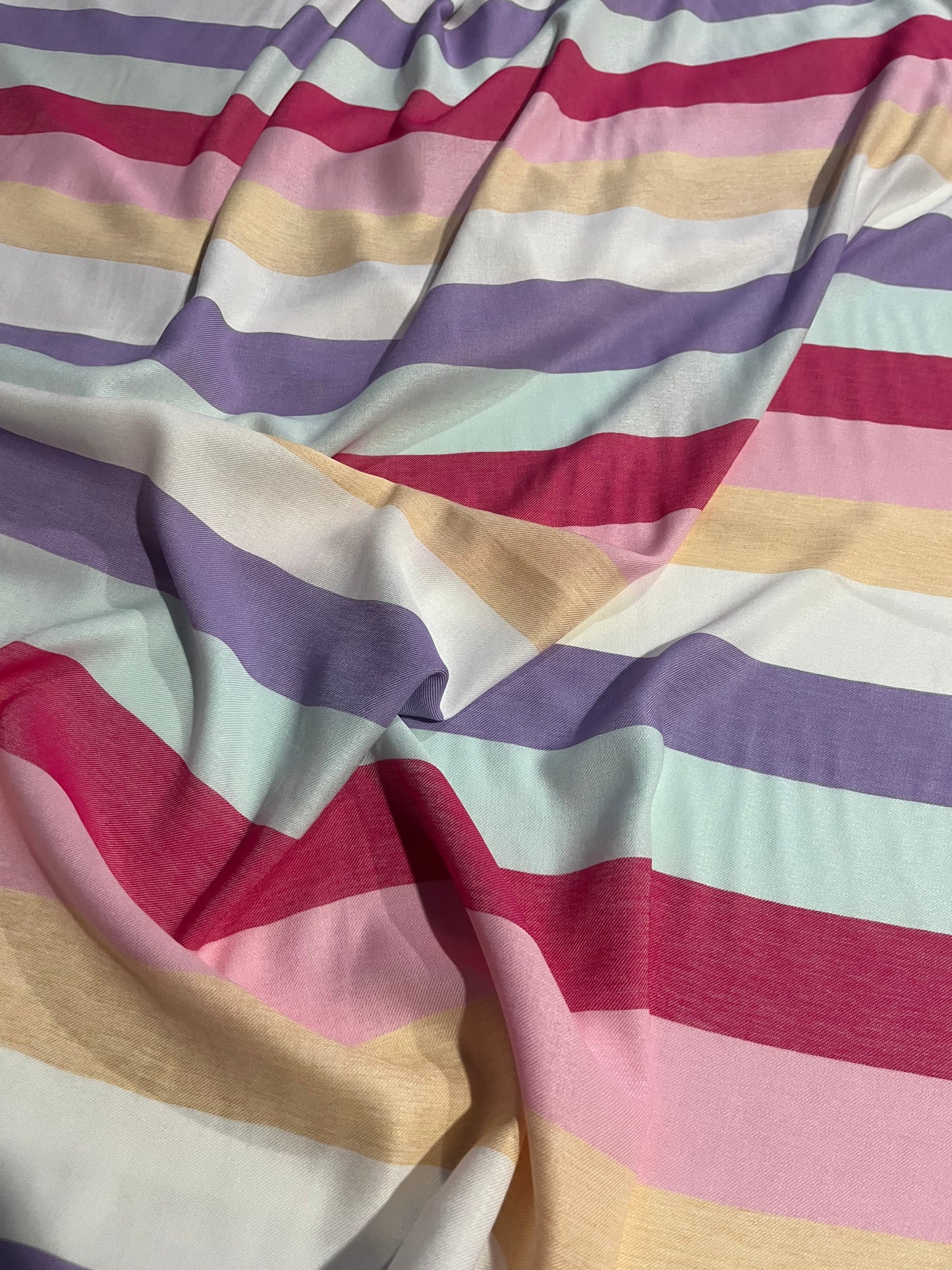 AMOS 028 woven cotton/viscose stripes