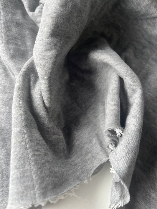 ATILLA 020 jersey cotton matelassé grey chiné