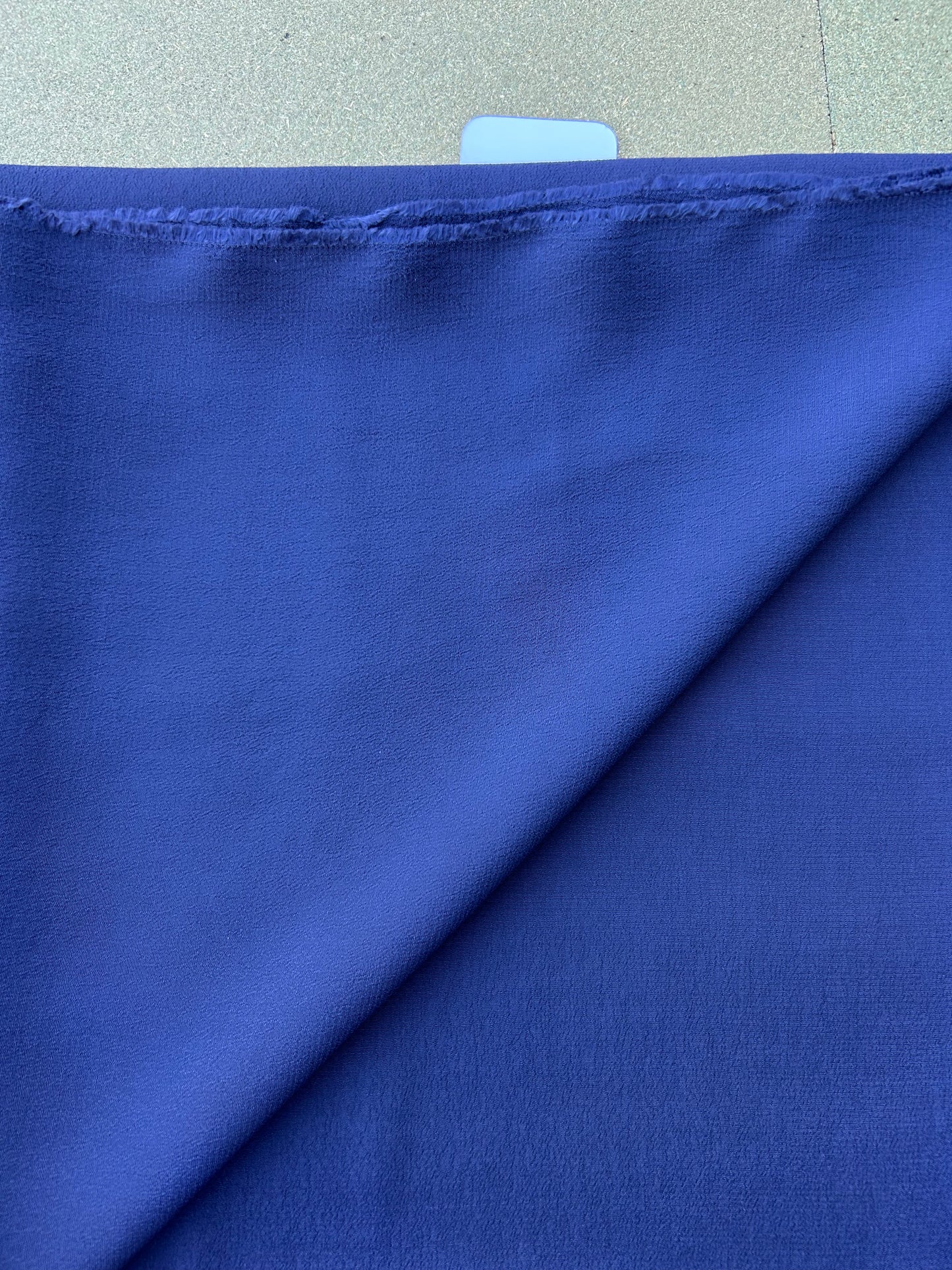 PREM10035 light crepe Max Mara dark indigo blue