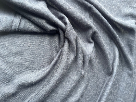 ATILLA 021 light wool jersey washed indigo blue