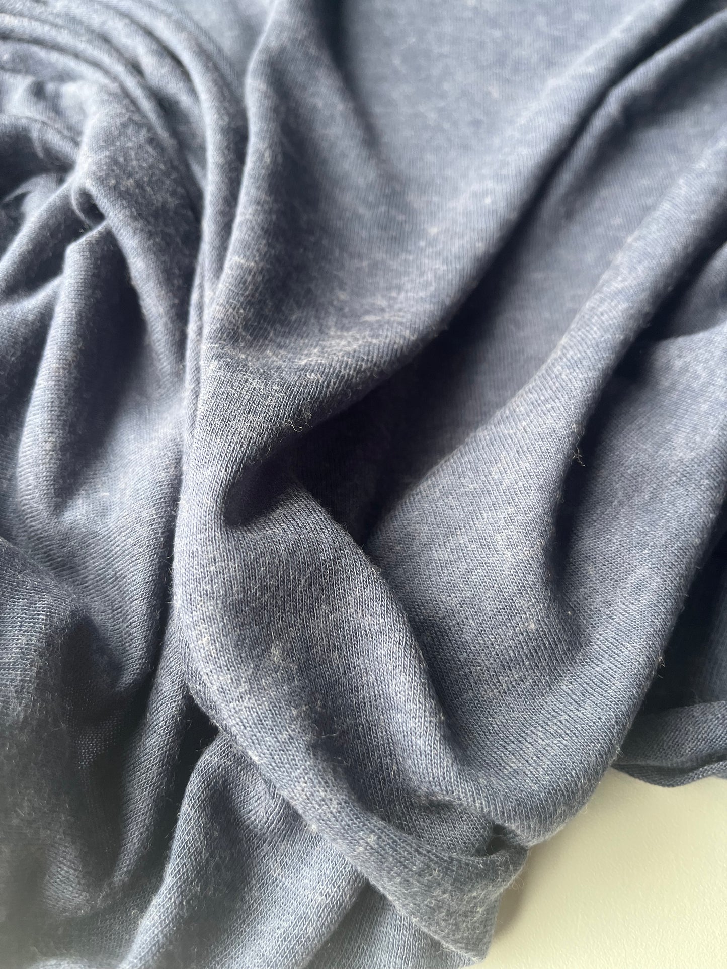ATILLA 021 light wool jersey washed indigo blue