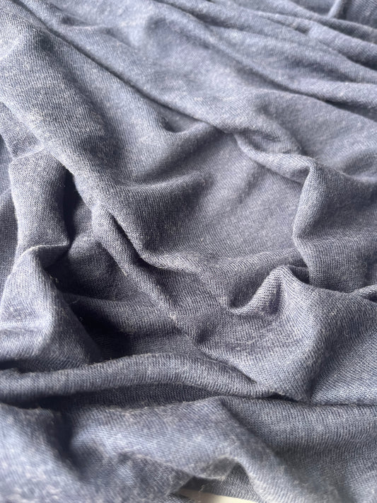 ATILLA 021 light wool jersey washed indigo blue