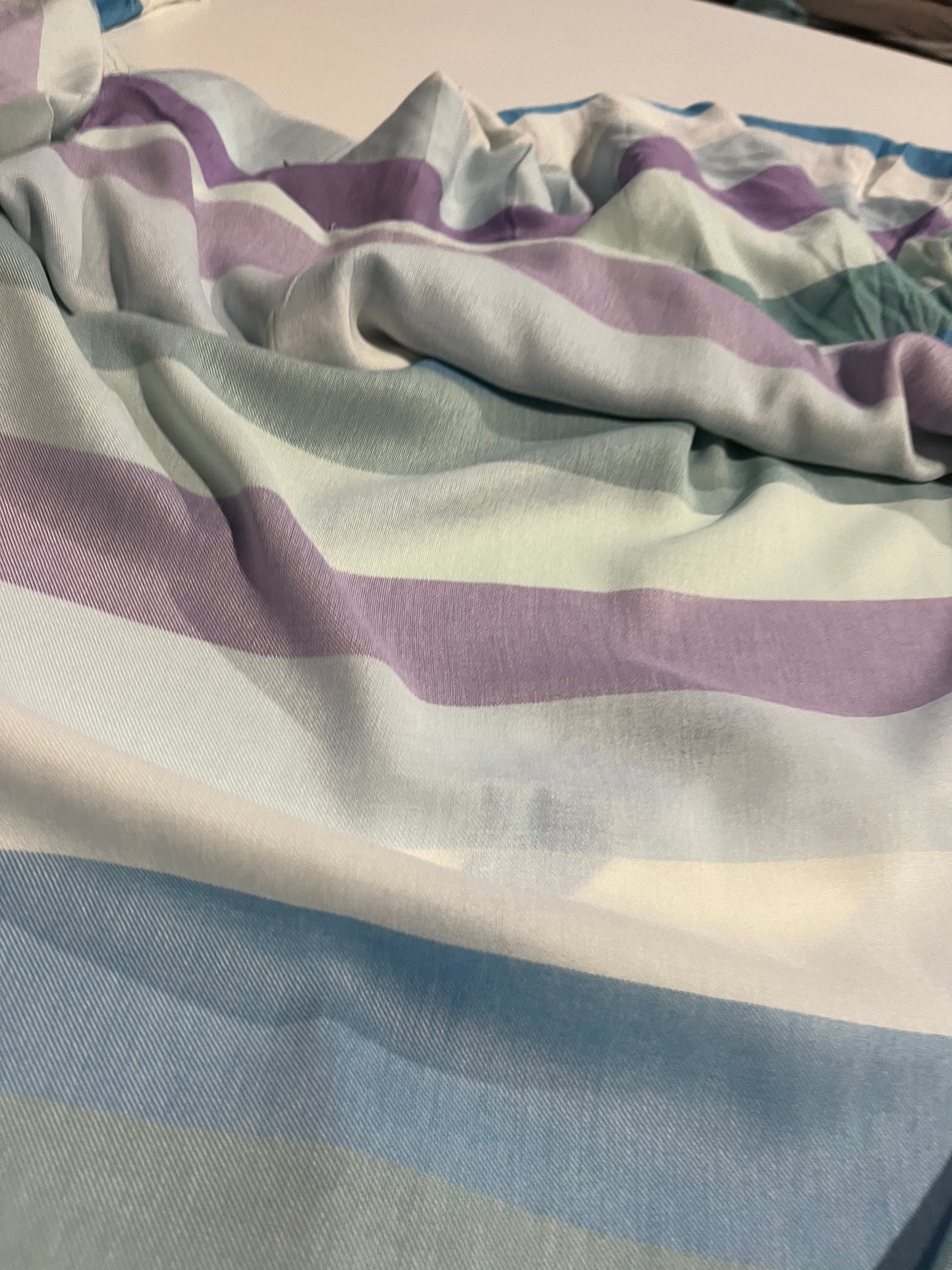 AMOS 026 woven cotton/viscose stripes