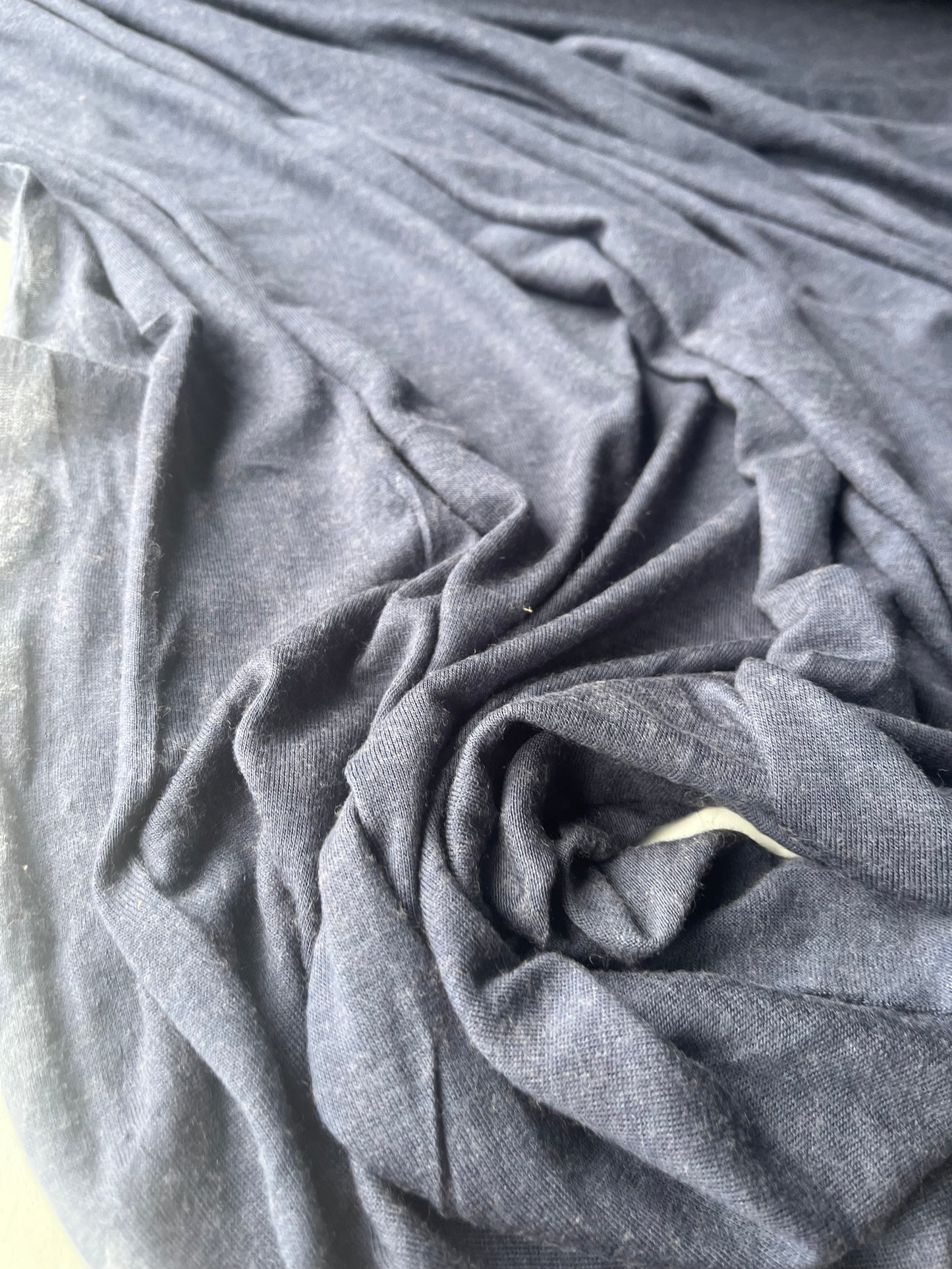 ATILLA 021 light wool jersey washed indigo blue
