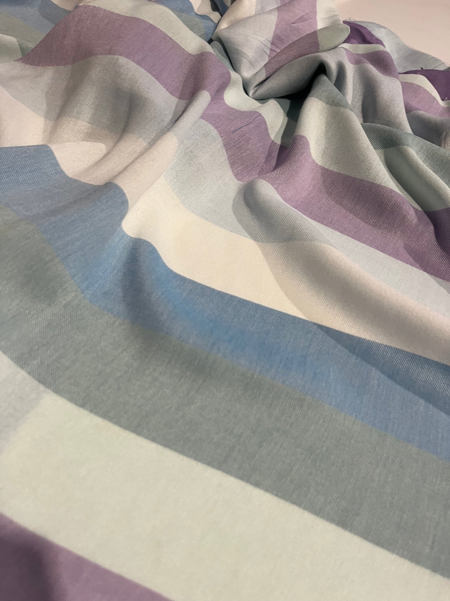 AMOS 026 woven cotton/viscose stripes