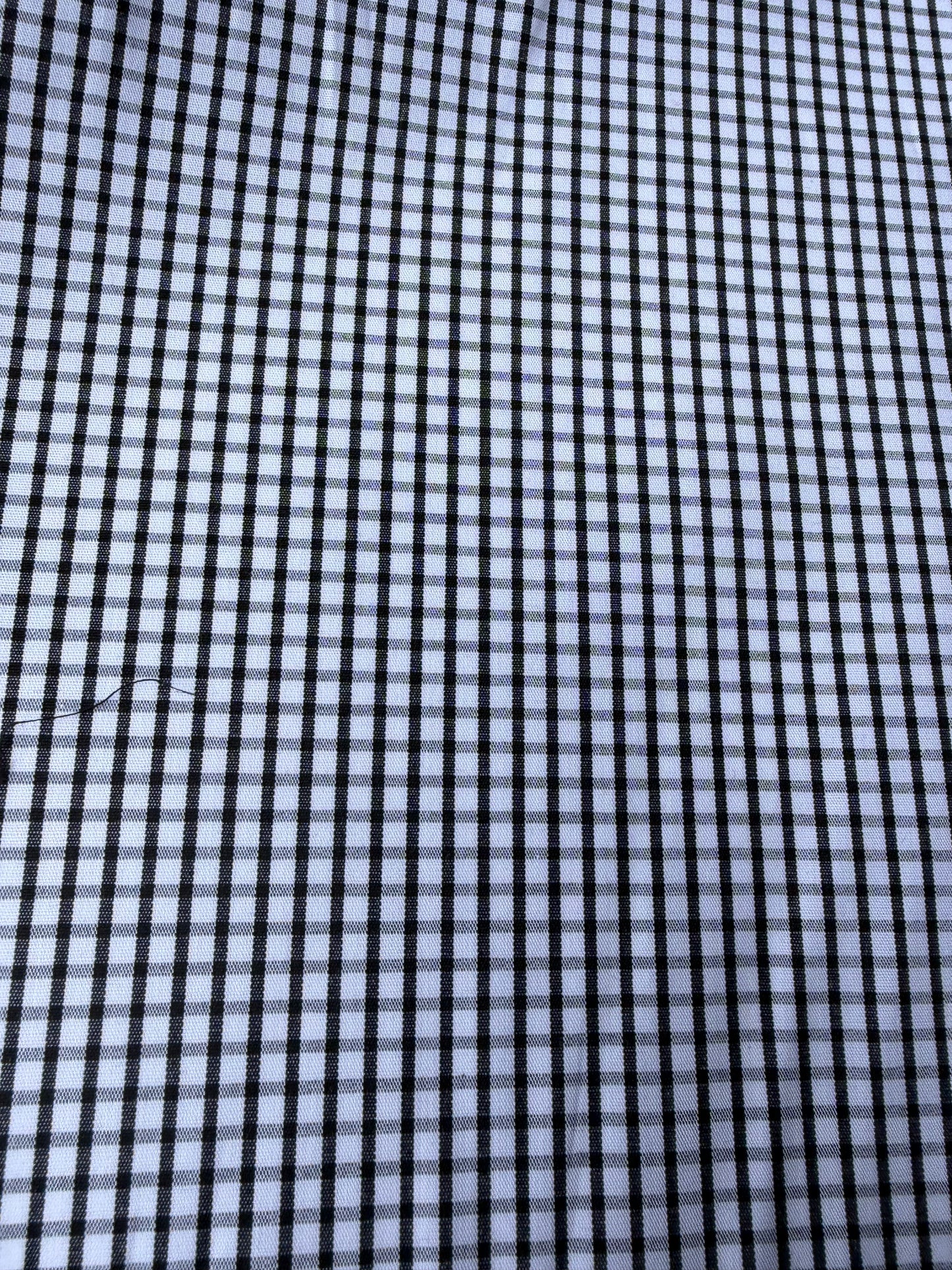 DARREN 024 black/white checkered shirting cotton