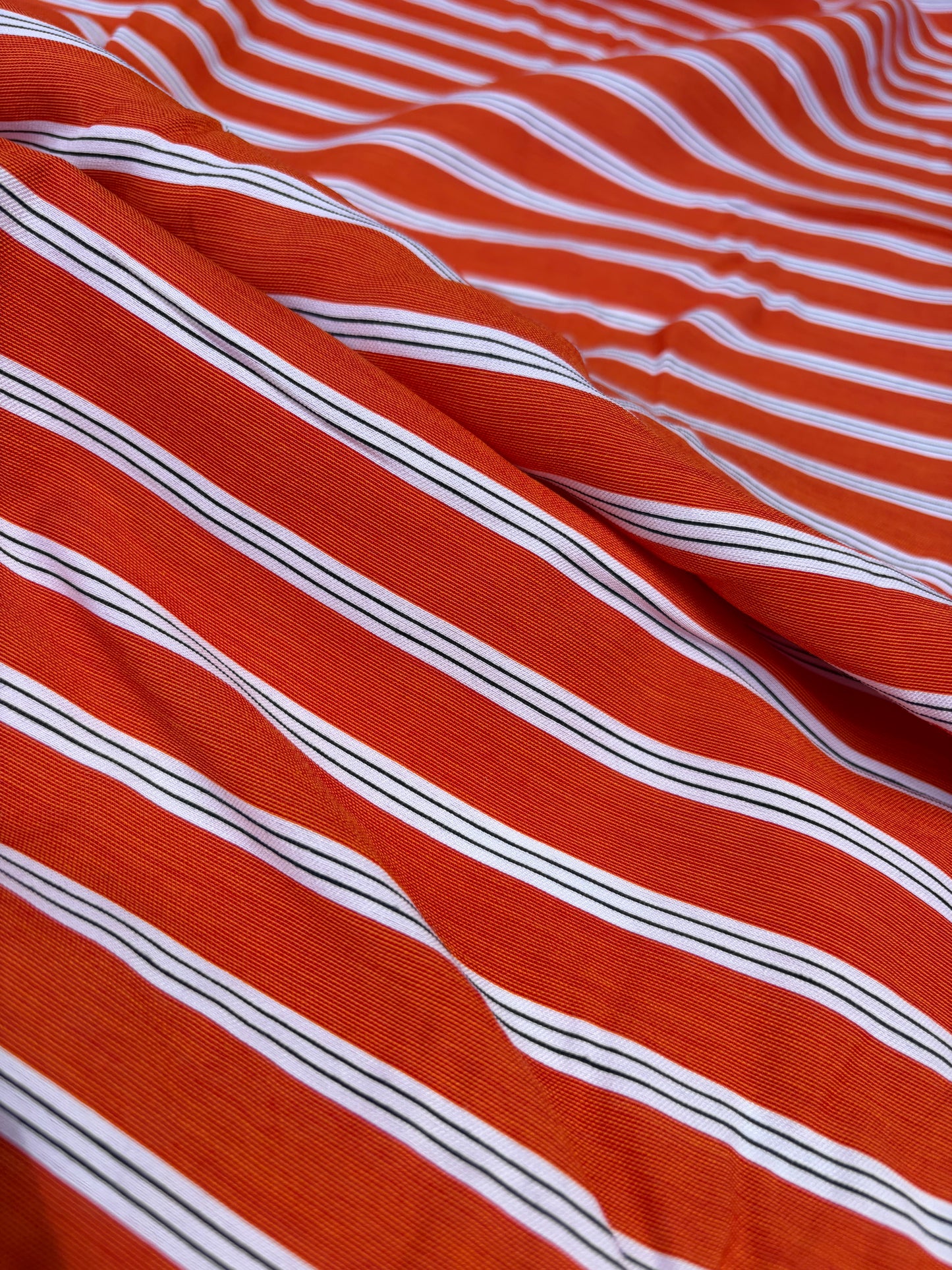 PC DANTE 068 cotton shirting stripes orange