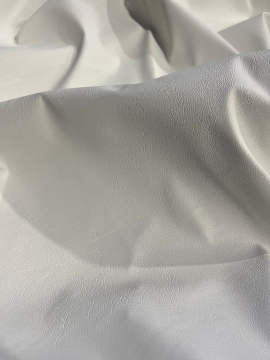 ECOPELLE white faux leather