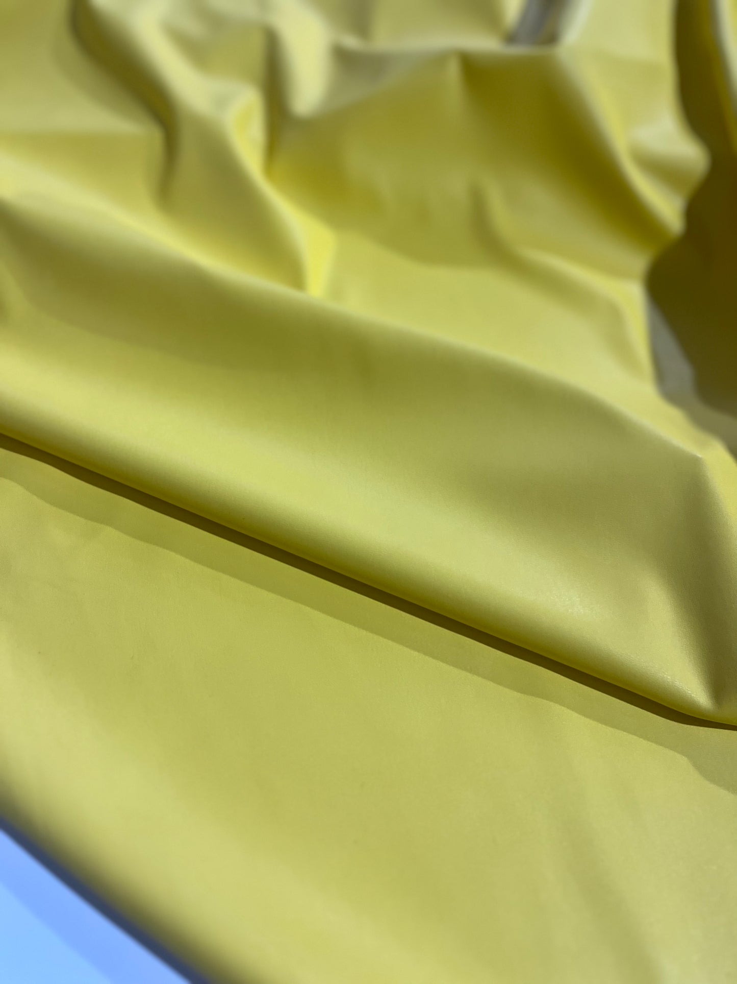 ECOPELLE yellow faux leather