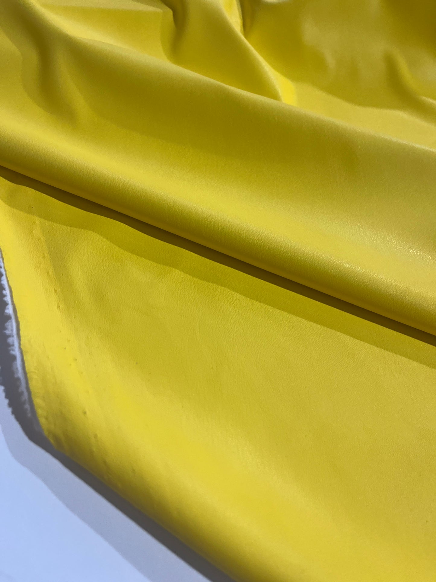 ECOPELLE yellow faux leather